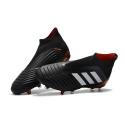fodboldstøvler Adidas Predator 18+ FG Damer - Sort Hvid_2.jpg